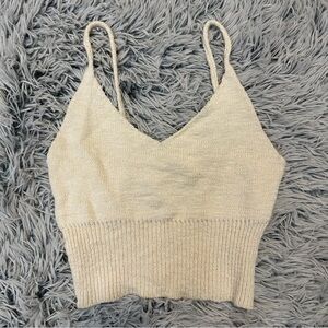 Debut V-Neck Cropped Tank